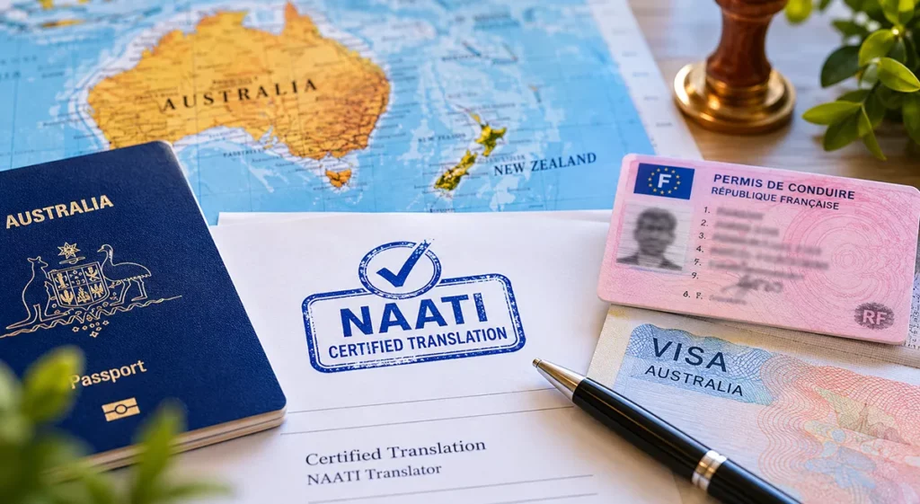 Traductions certifiées NAATI